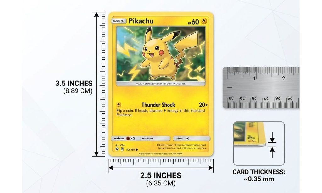 Exact Pokémon Card Dimensions The Full Breakdown
