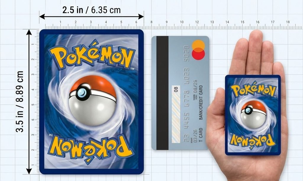 How Big Is a Pokémon Card Really Visual Comparisons