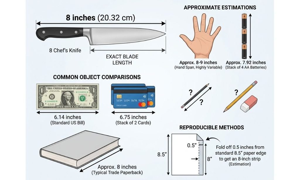 How to Measure 8 Inches Without a Ruler