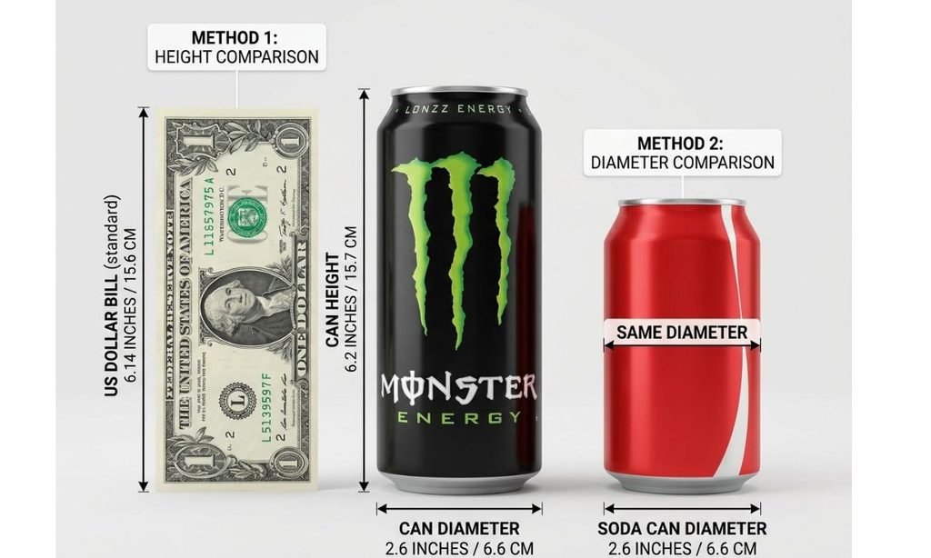 Measuring Monster Can Dimensions Without a Ruler