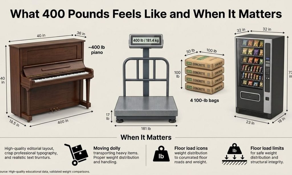 What 400 Pounds Feels Like and When It Matters