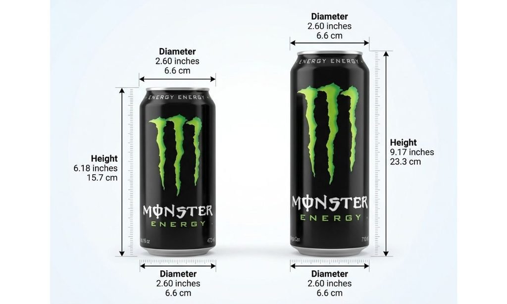 What Are the Standard Monster Can Dimensions
