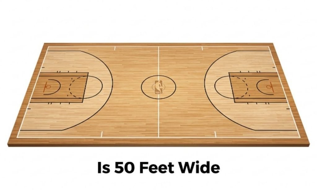 5. NBA Basketball Court Width