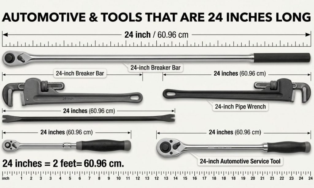 Automotive & Tools That Are 24 Inches Long