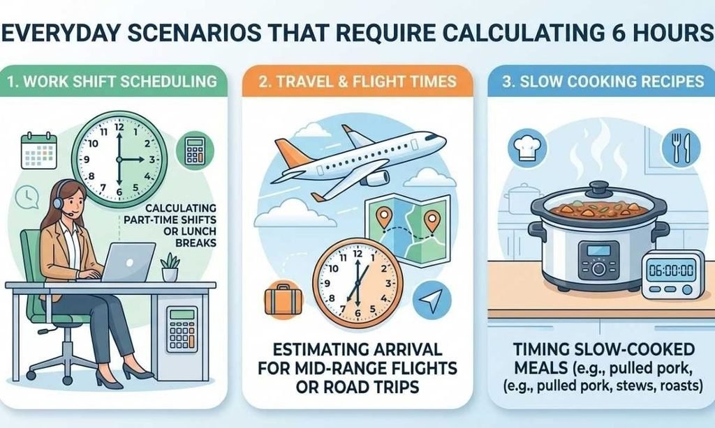 EveryBackday Scenarios That Require Calculating 6 Hours