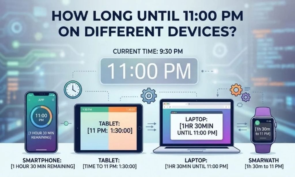How Long Until 11 PM on Different Devices