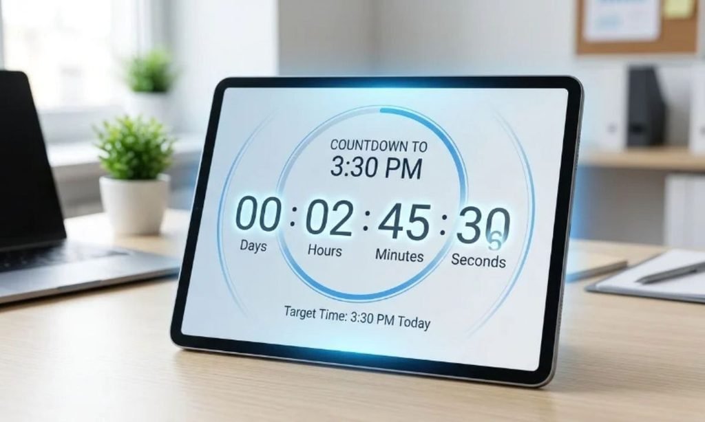 How Long Until 330 PM Countdown Timer