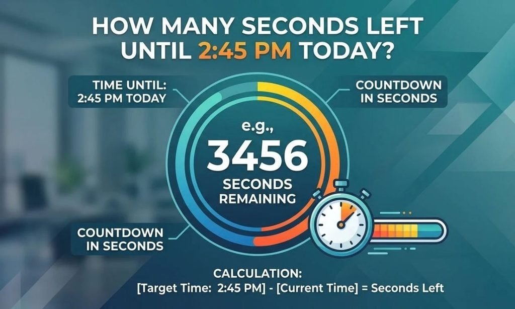 How Many Seconds Are Left Until 245 PM Today