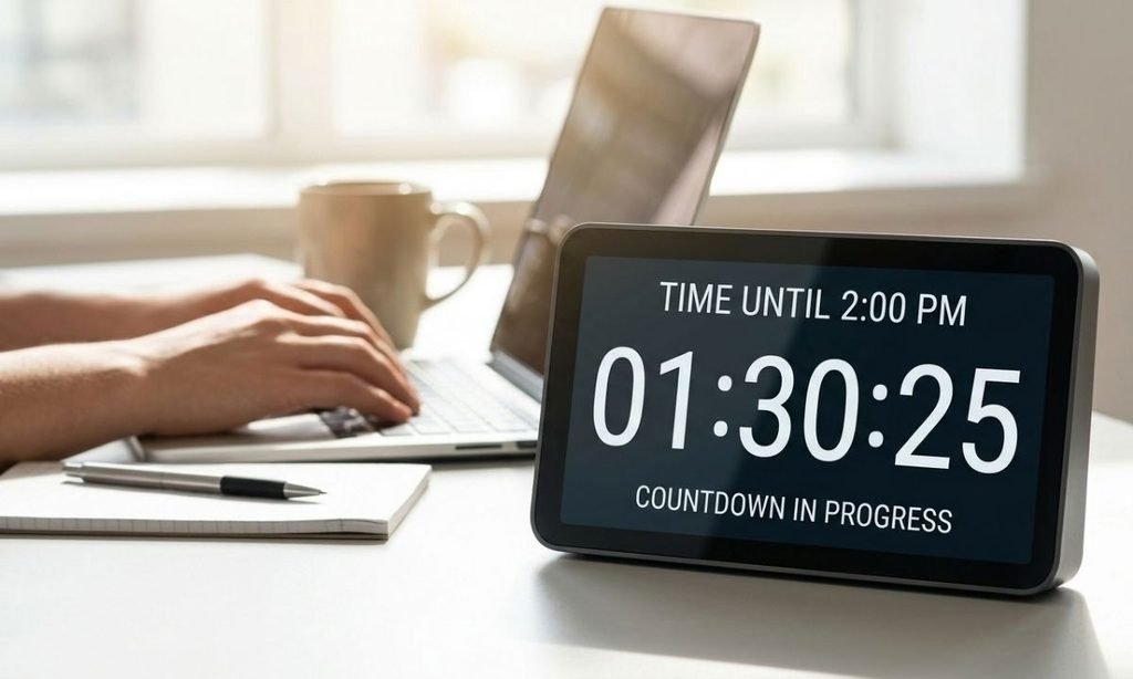 How Much Time Is Left Until 200 PM on the Countdown