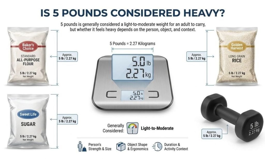 Is 5 Pounds Considered Heavy