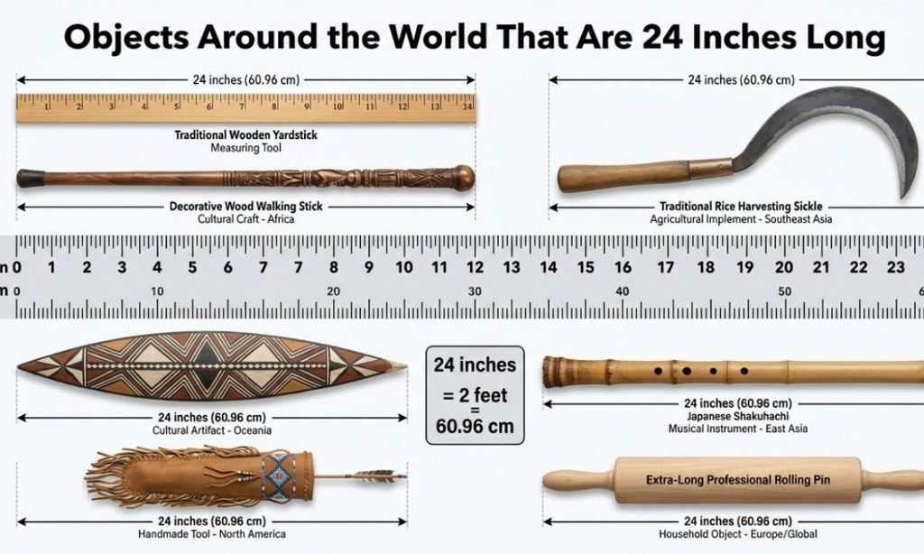 Objects Around World (24 Inches) Inches Long