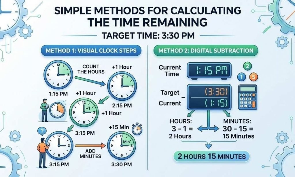 Simple Methods for Calculating the Time Remaining