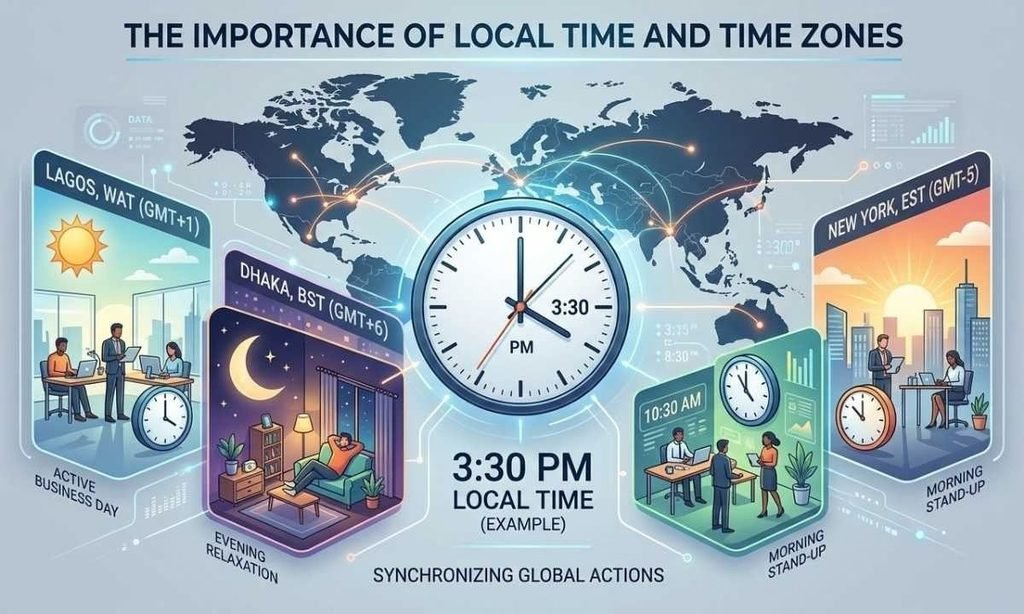 The Importance of Local Time and Time Zones