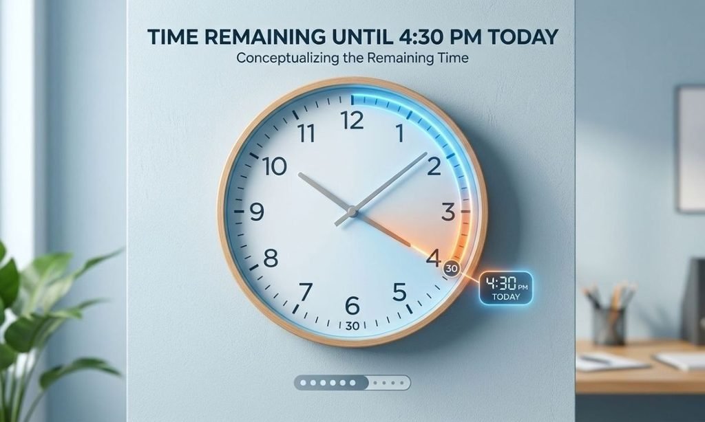 Time Remaining Until 430 PM Today