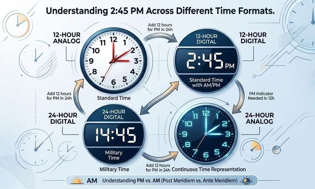 Understanding 245 PM Across Different Time Formats