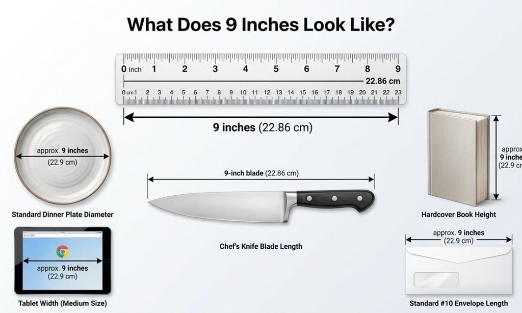 What Does 9 Inches Look Like