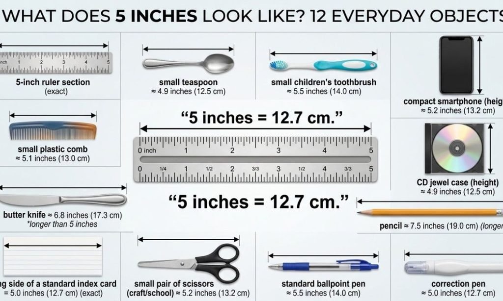 What Does How Long Is 5 Inches 12 Objects Look Like