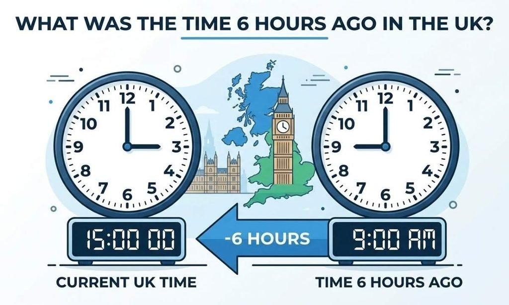 What Was the Time 6 Hours Ago in the UK