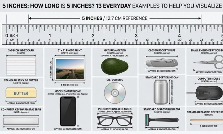 5 inches