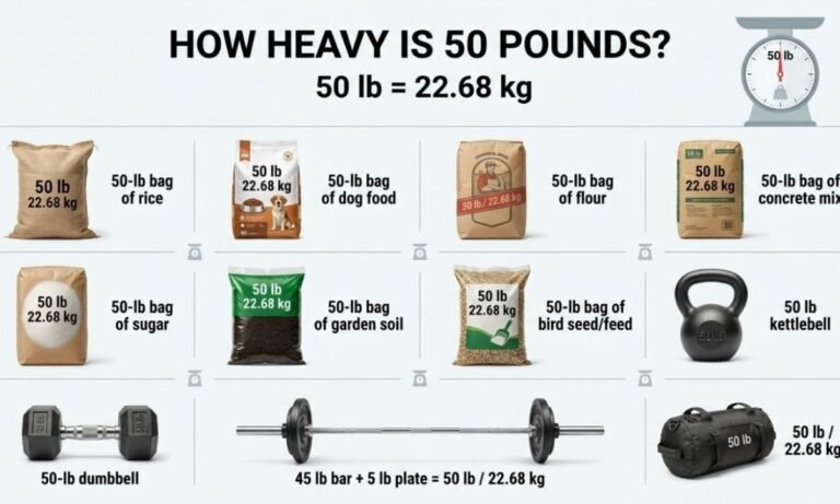 things that weigh 50 pounds
