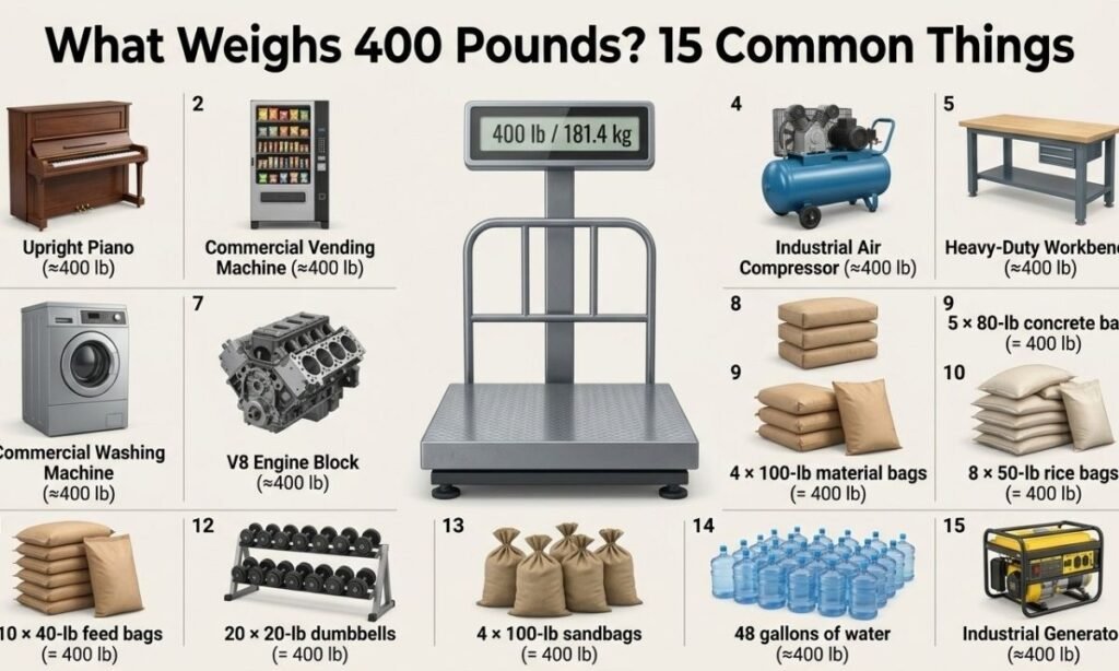 what weighs 400 pounds