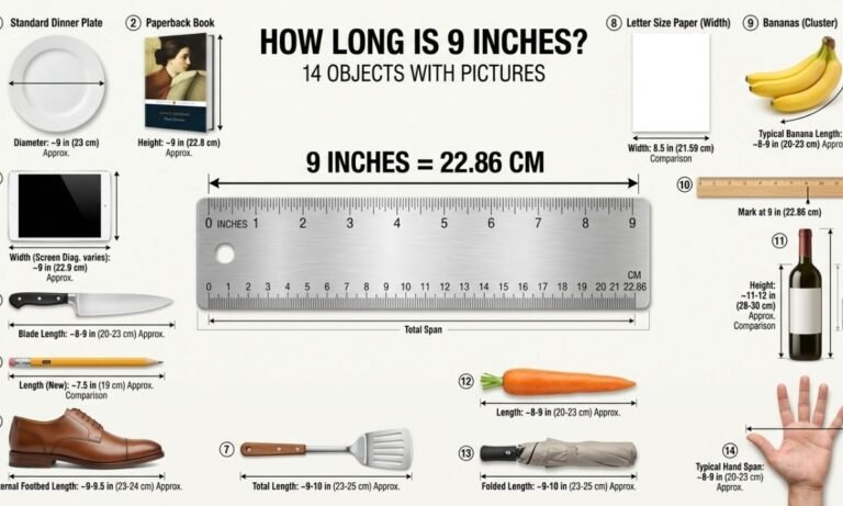 9 inches