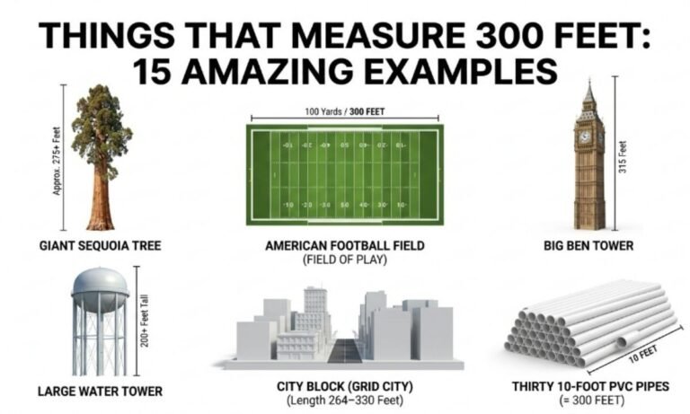 how far is 300 feet visually