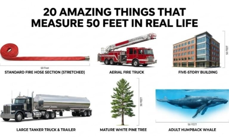 how far is 50 feet
