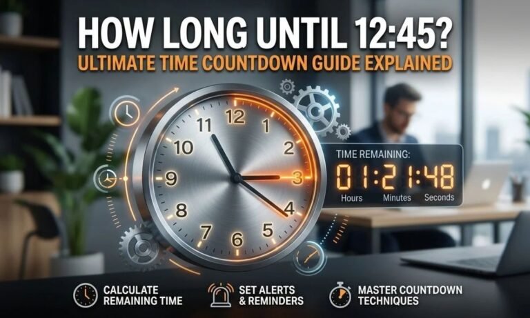 how long until 12 45