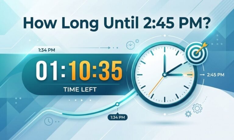 how long until 2 45pm