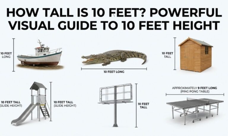 how tall is 10 feet
