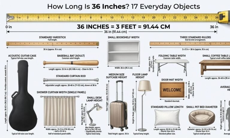 how tall is 36 inches
