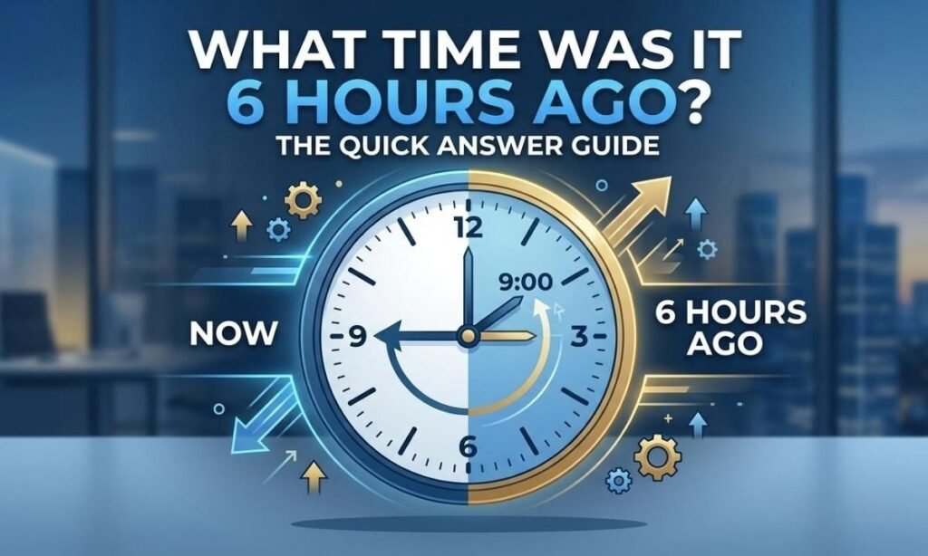what time was it 6 hours ago