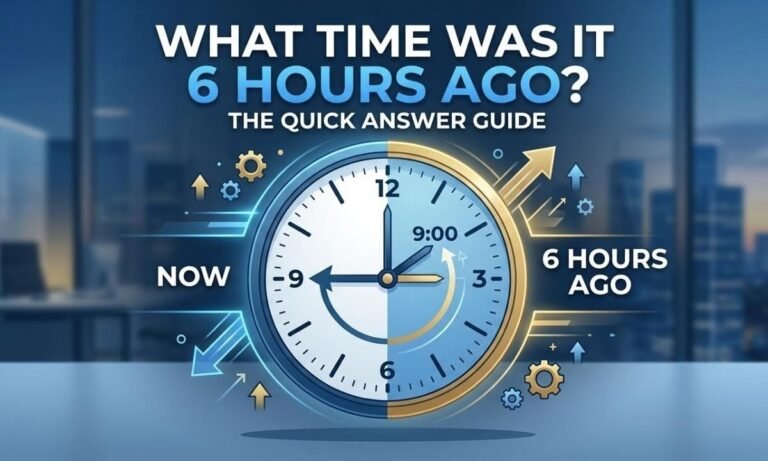 what time was it 6 hours ago
